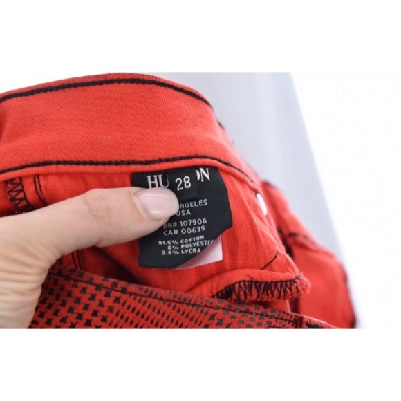 NWOT Hudson Nico Super Skinny Jeans Grid 28x30💕💕 - Picture 6 of 8